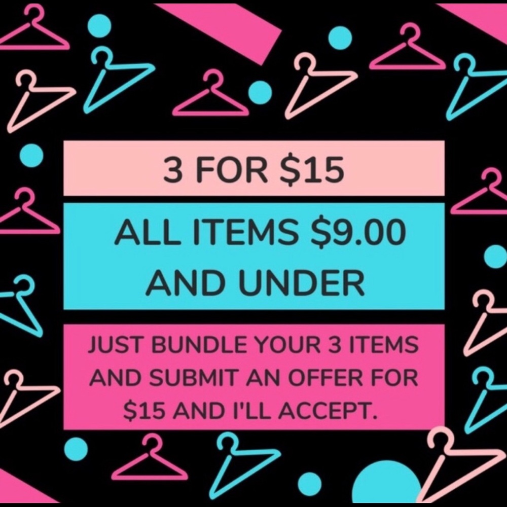 All items 9 and under
